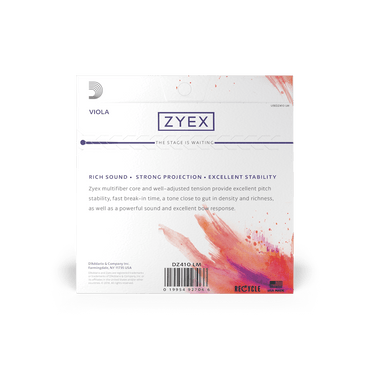 D'Addario Zyex Long Scale Viola String Set