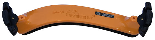 Spring Everest Violin Shoulder Rest, Neon Orange