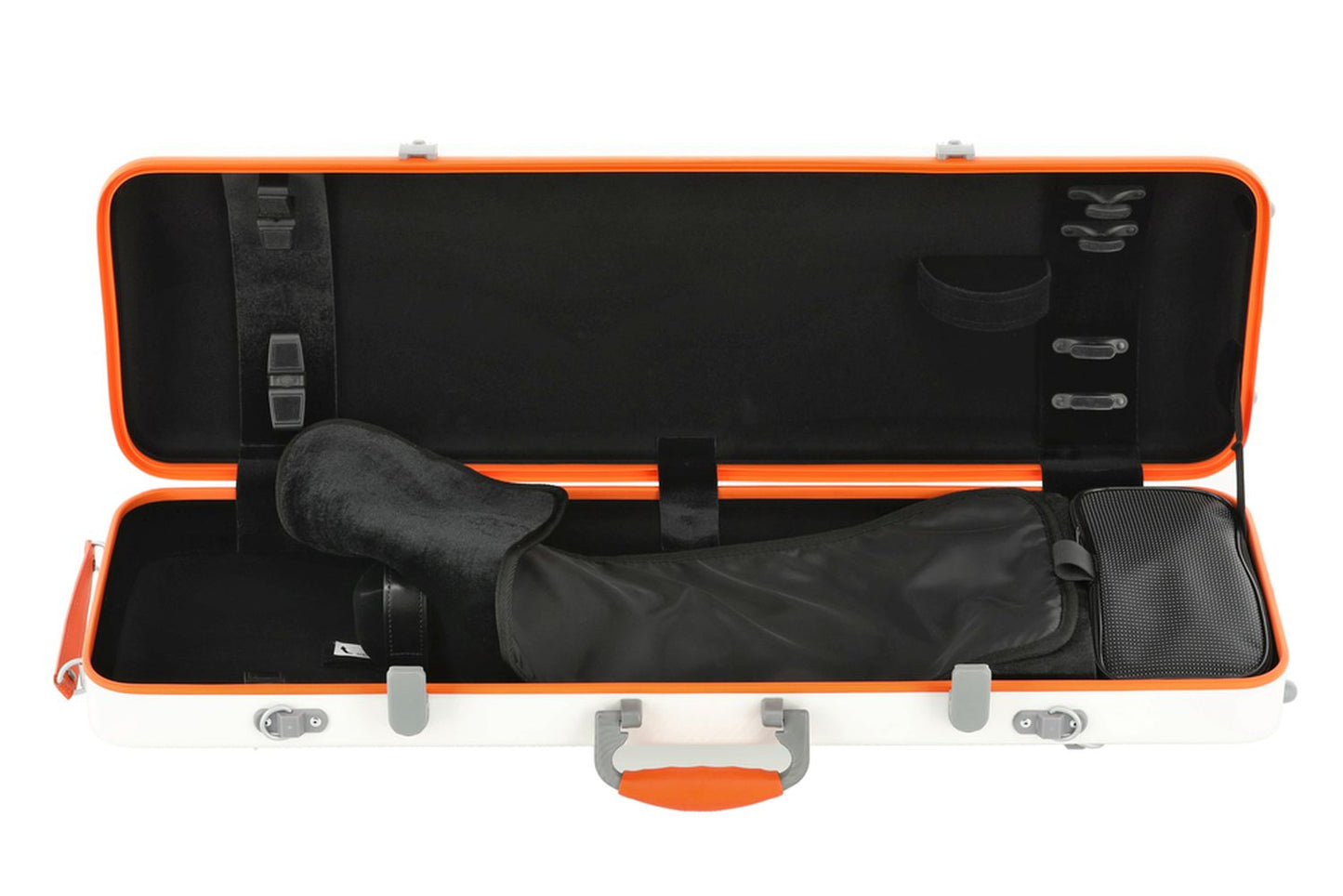 Gewa Pure Oblong Violin Case (White/Orange/Black)
