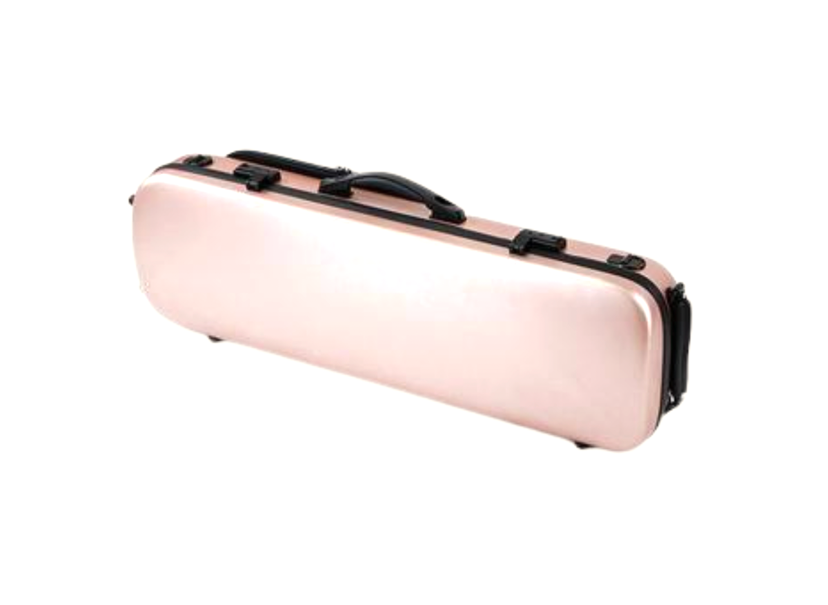 Polycarbonate Adjustable Oblong Viola Case - Rose Gold