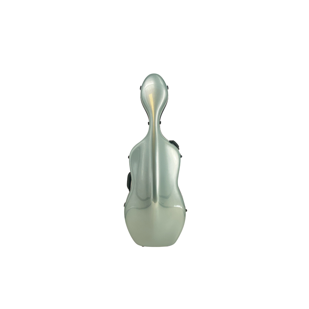 Polycarbonate Cello Case- Green Grid