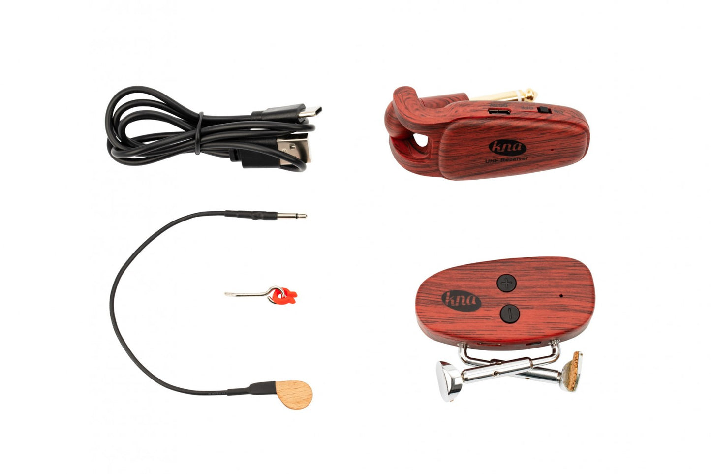 KNA VV-WI Violin/Viola Wireless Piezo Pickup w/ Volume Control