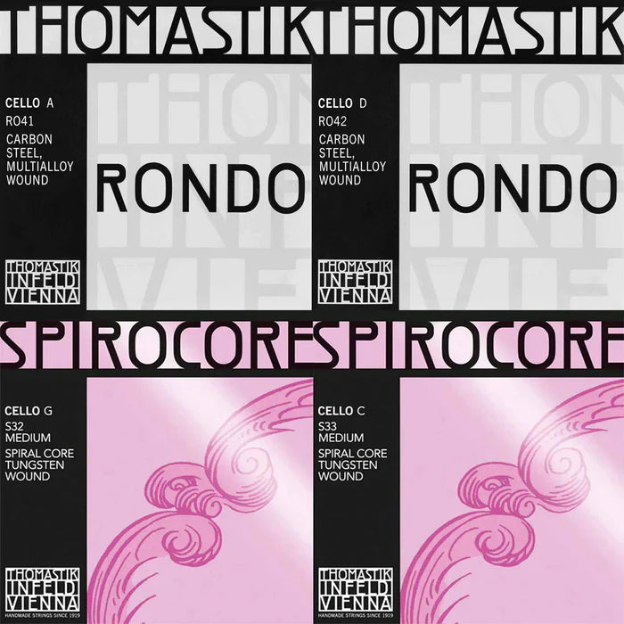 Thomastik Spirocore Tungsten & Rondo Cello Set