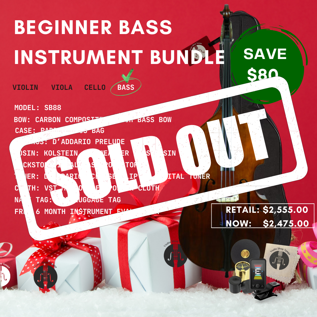 Shen SB88 Upright Bass Beginner Instrument Bundle