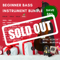 Shen SB88 Upright Bass Beginner Instrument Bundle