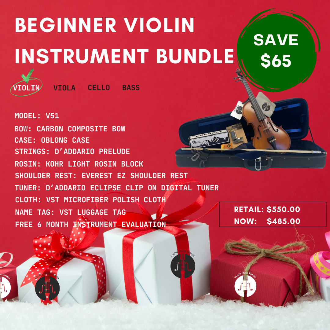 VST Model V51 Violin Beginner Instrument Bundle