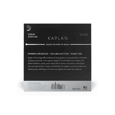 D'addario Kaplan Vivo 4/4 Violin String Set