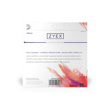 D'Addario Zyex Long Scale Viola String Set