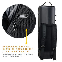 Gewa Pure Oblong Violin Case (Black/Black)