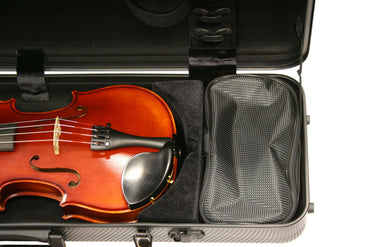 Gewa Pure Oblong Violin Case (Black/Black)