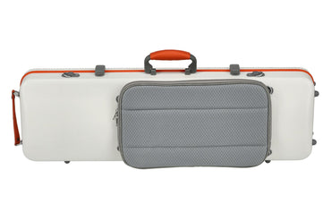 Gewa Pure Oblong Violin Case (White/Orange/Black)