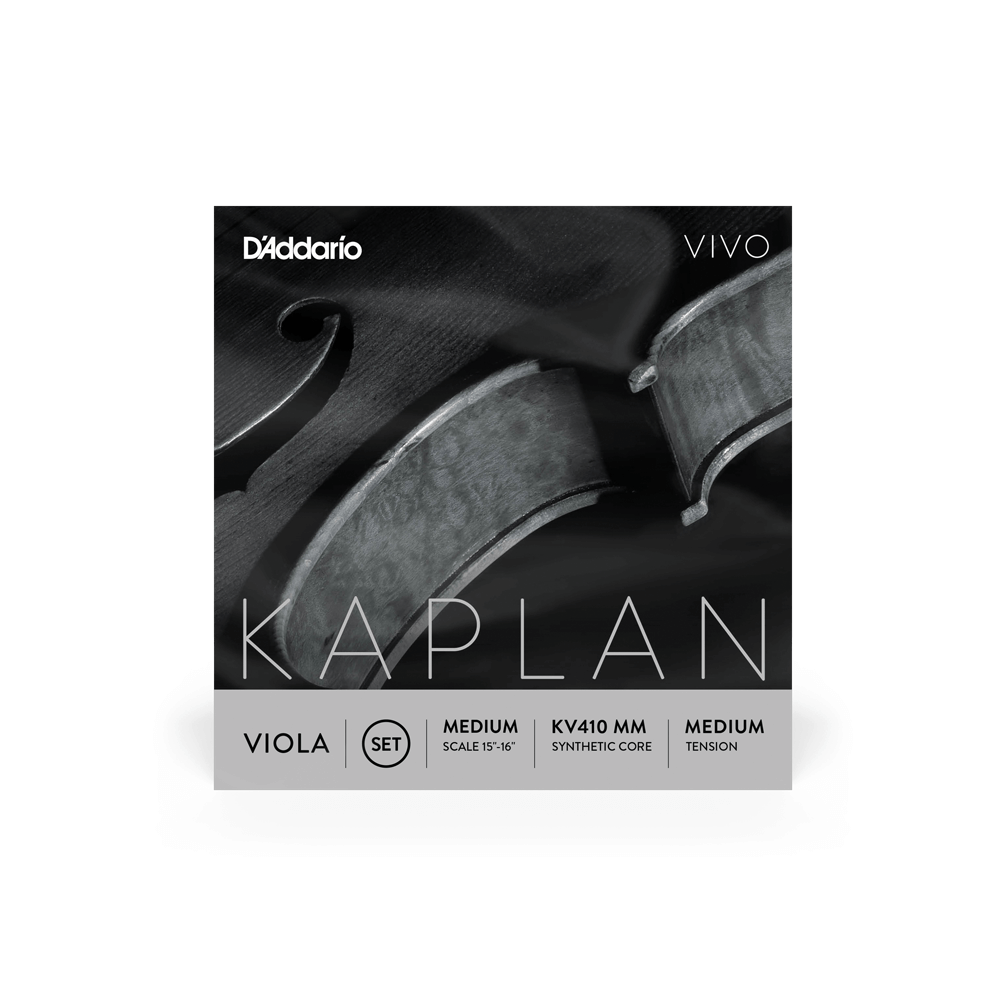 D'addario Kaplan Vivo Medium Scale Viola String Set- Medium