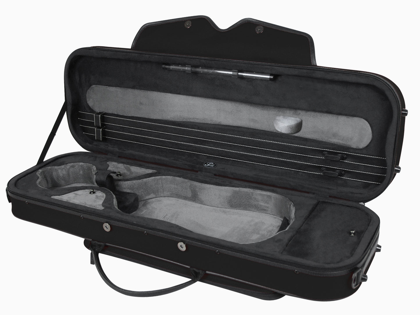 Pedi Steel Shield Niteflash Violin Case - Black