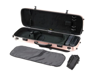 Polycarbonate Adjustable Oblong Viola Case - Rose Gold