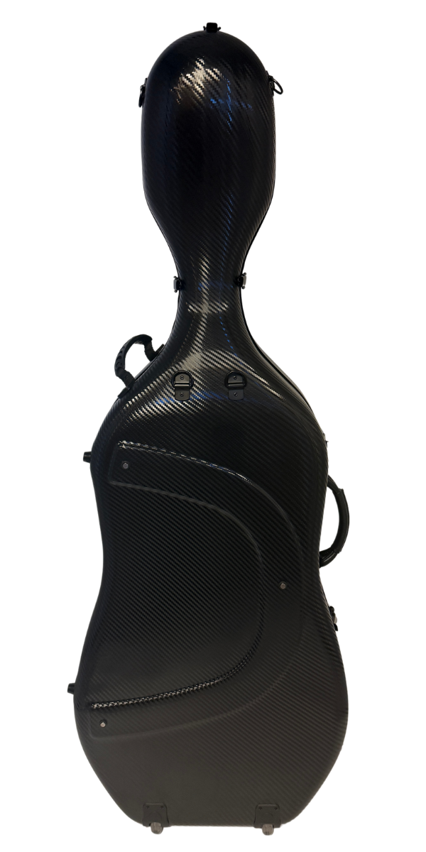 Polycarbonate Cello Case - Black Grid