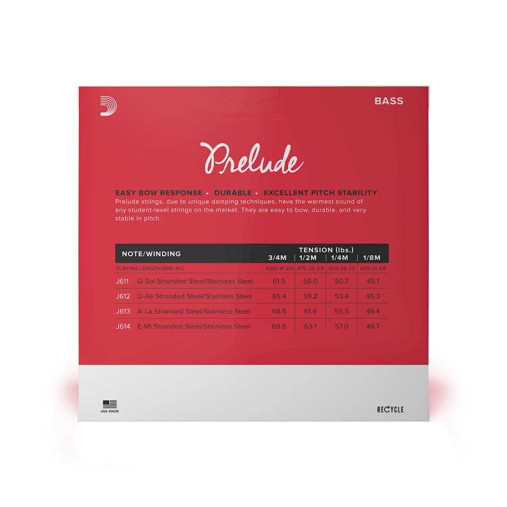 D'addario Prelude Bass A String