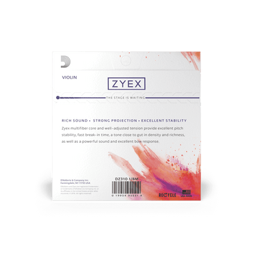 D'addario Zyex Violin String Set