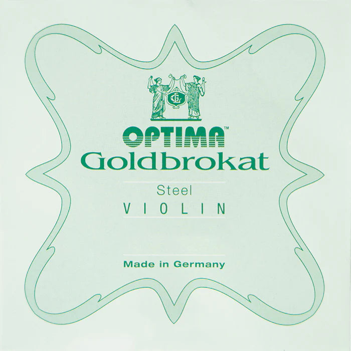 Lenzner Optima Goldbrokat Violin E String - Gauge 24 (Extra Light); Loop End