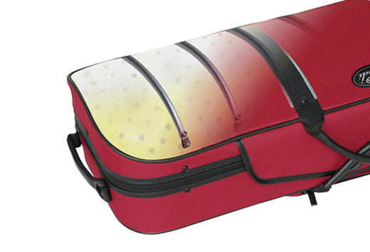 Pedi Steel Shield Niteflash Viola Case - Red