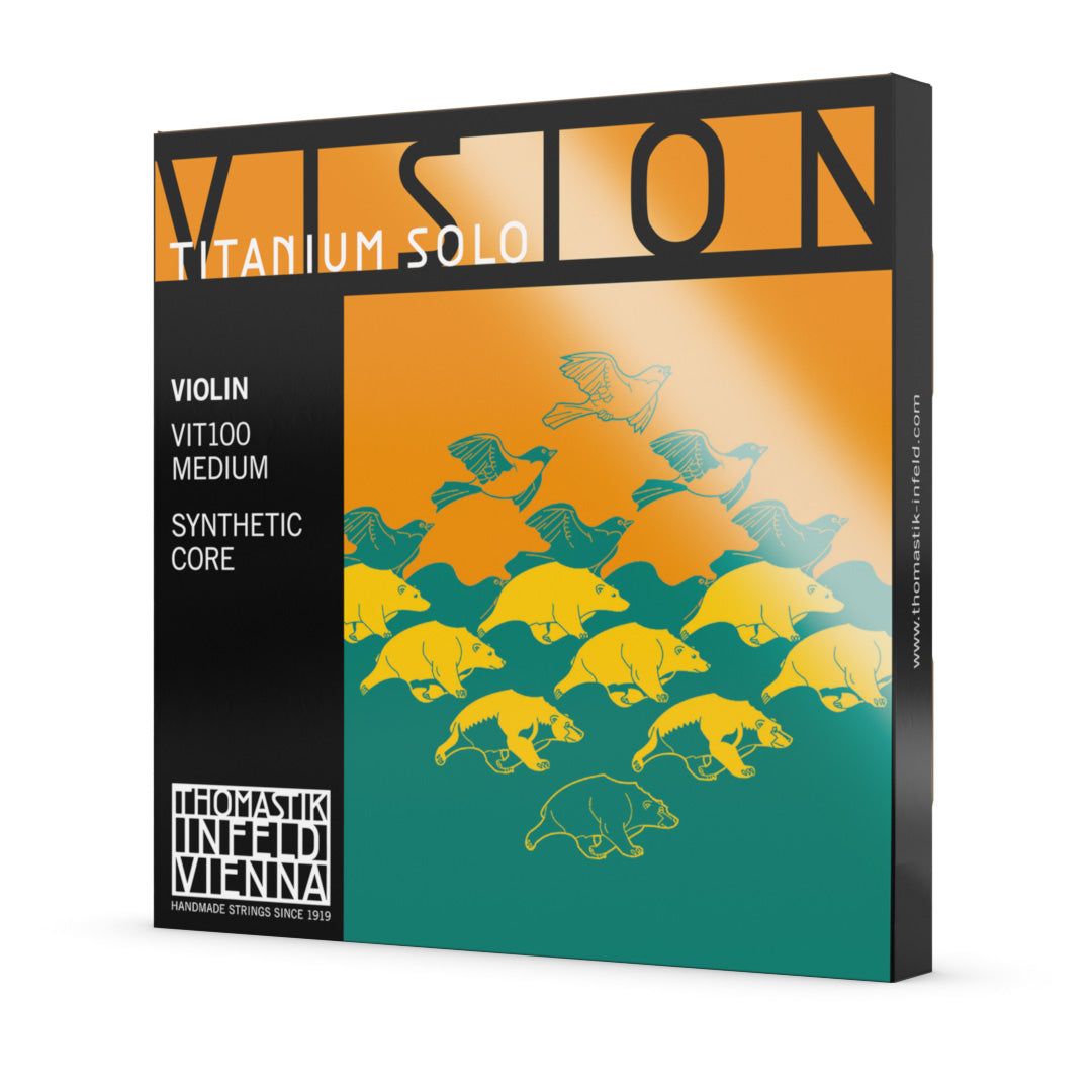 Thomastik Vision Titanium Solo Violin String Set