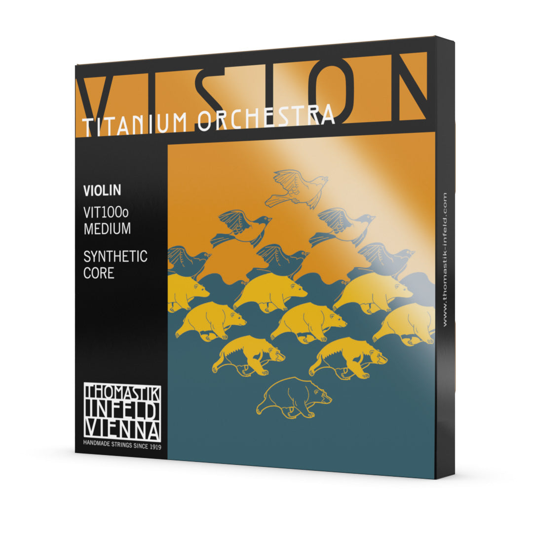 Thomastik Vision Titanium Orchestra Violin String Set